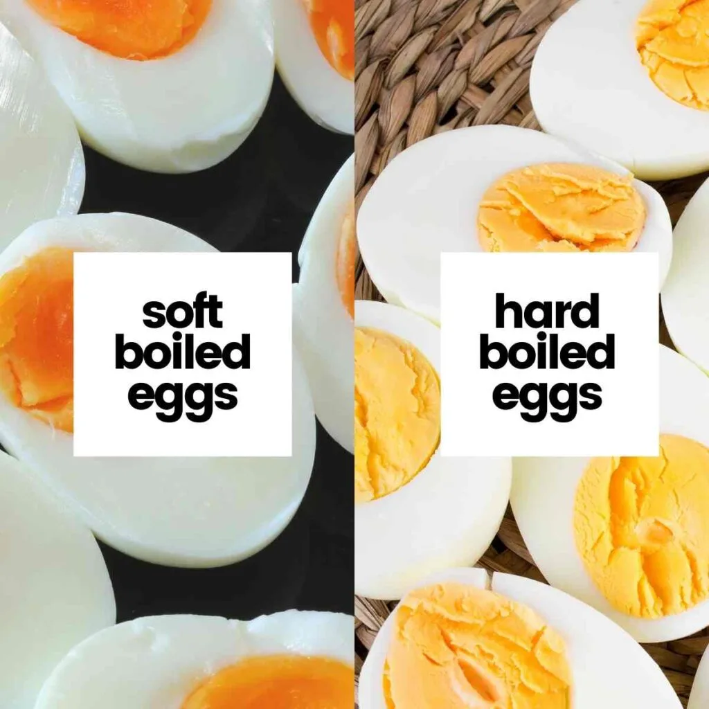 soft boiled eggs vs hard boiled eggs