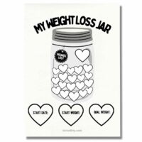 Free Weight Loss Jar Printable - Ready To Use In 1 Minute