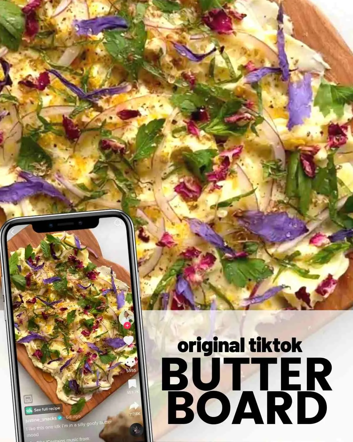 original tiktok butter board recipe