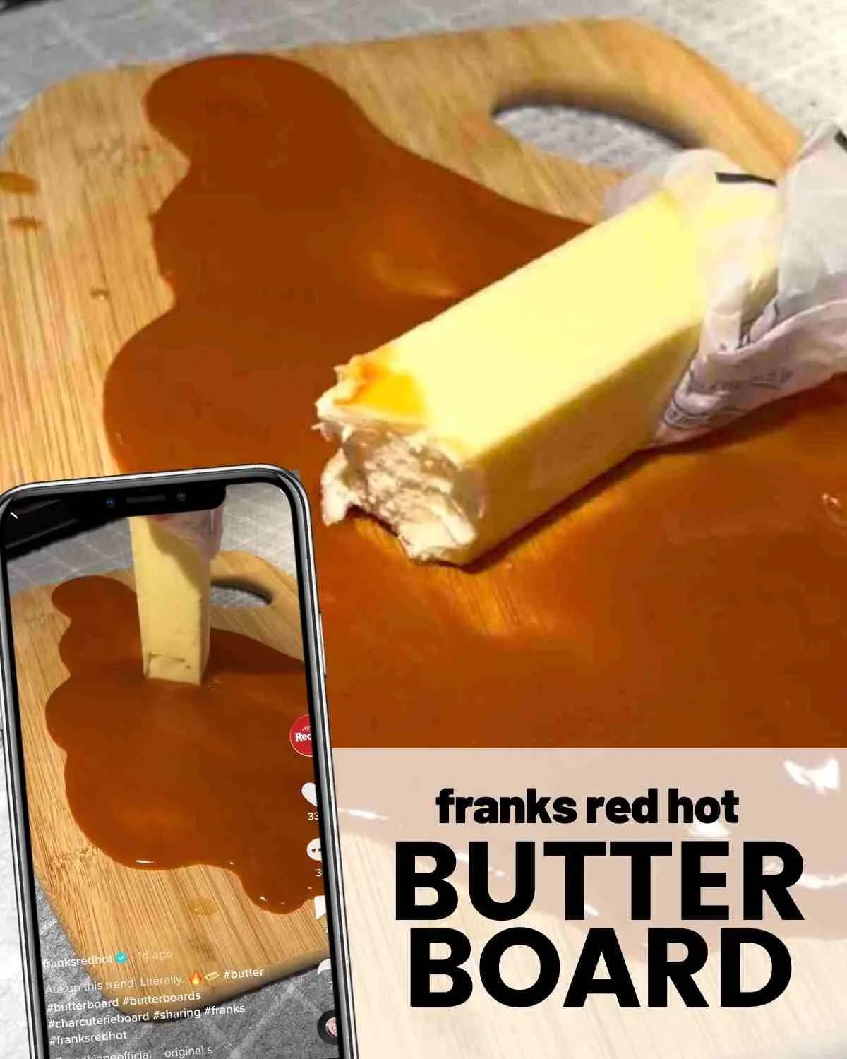 Butter Board Recipes - 5 Delicious Recipes To Copy 7 franks red hot butter board recipe