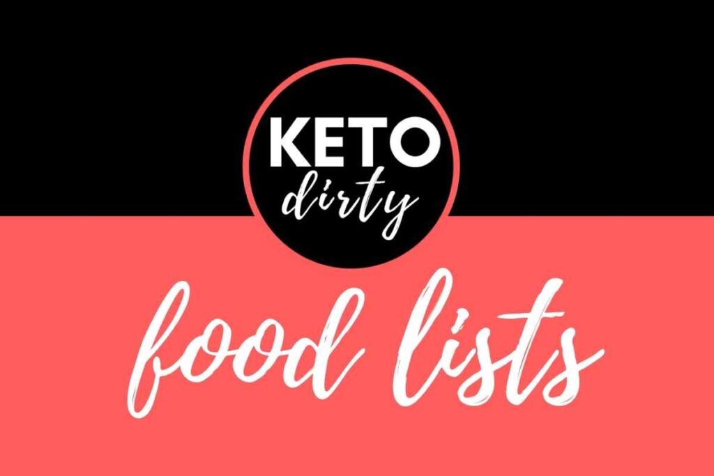 keto food lists ideas