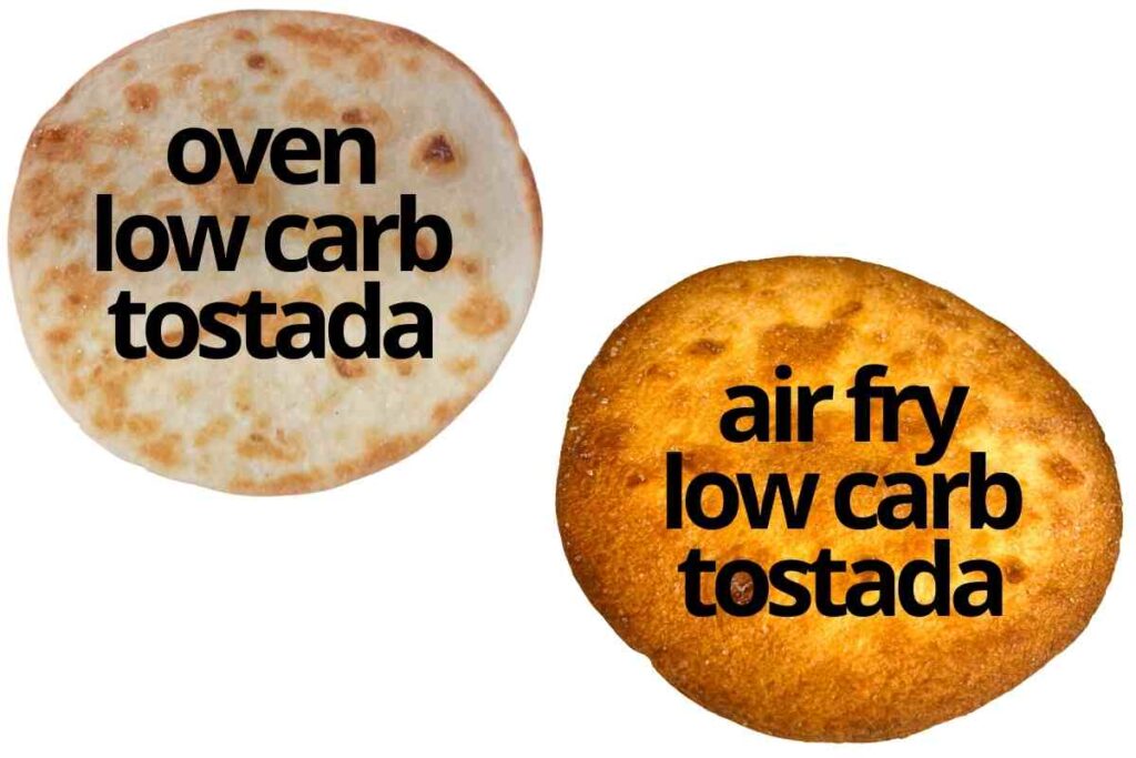 low carb tostada oven air fry