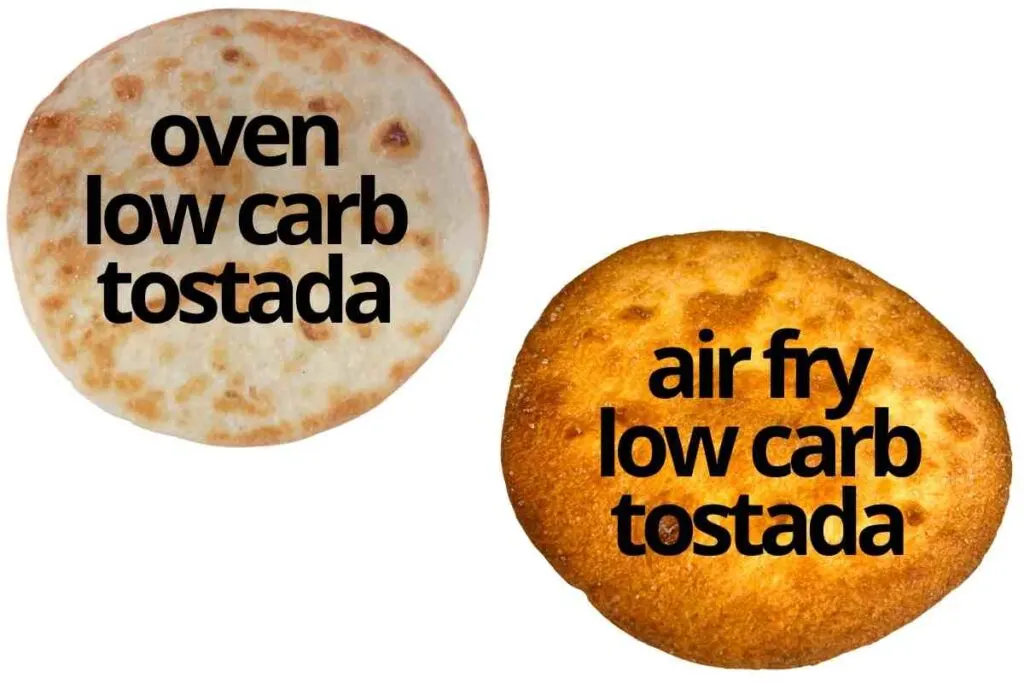 low carb tostada oven air fry