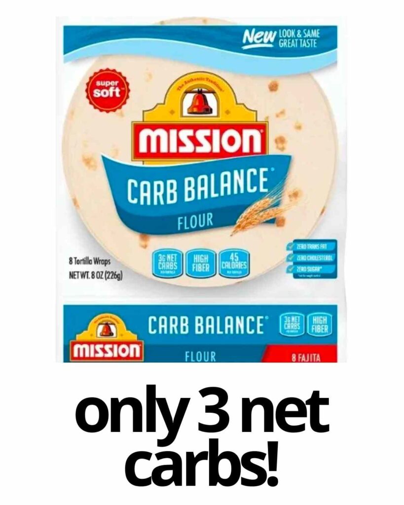 mission carb balance low carb tortilla