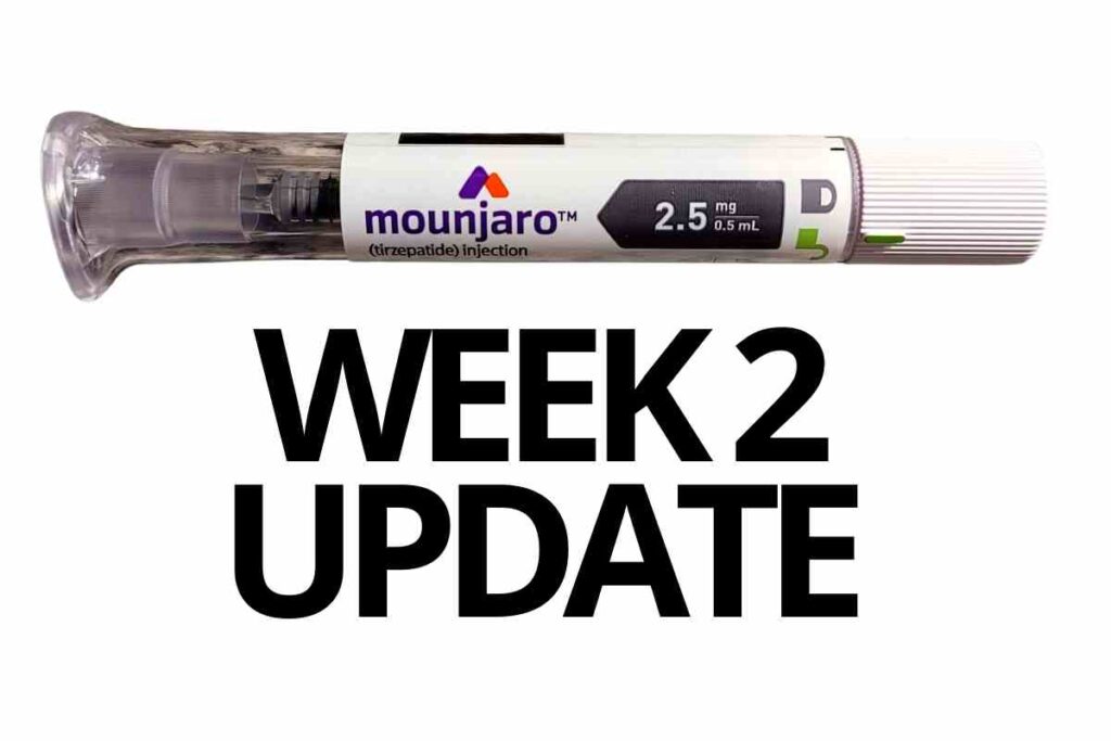 Mounjaro Week 2 Update - Weight Loss Results and Side Effects mounjaro week 2