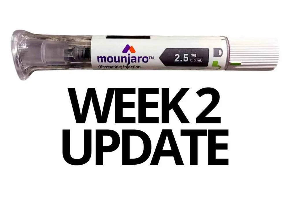 Mounjaro Week 2 Update - Weight Loss Results and Side Effects 1 mounjaro week 2