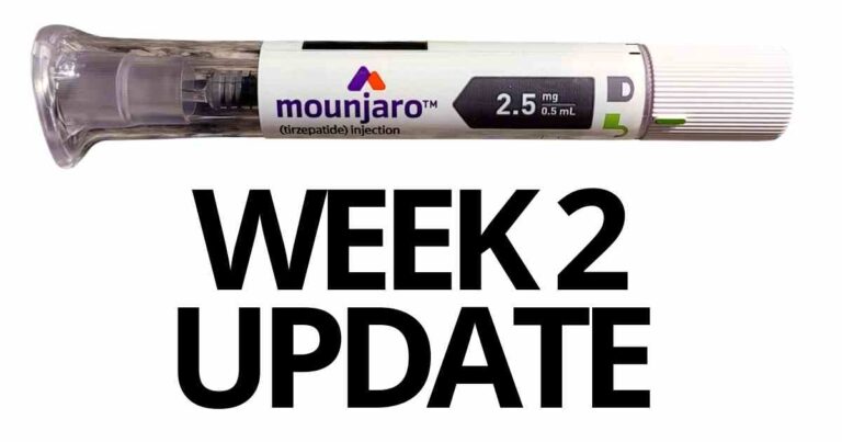mounjaro week 2 update