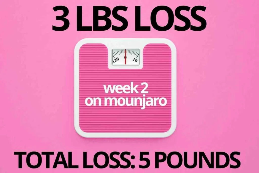 mounjaro weight loss week 2