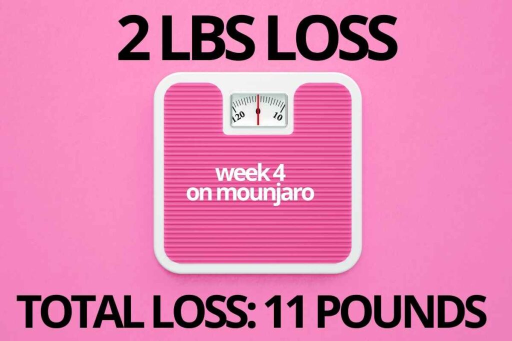 mounjaro weight loss week 4