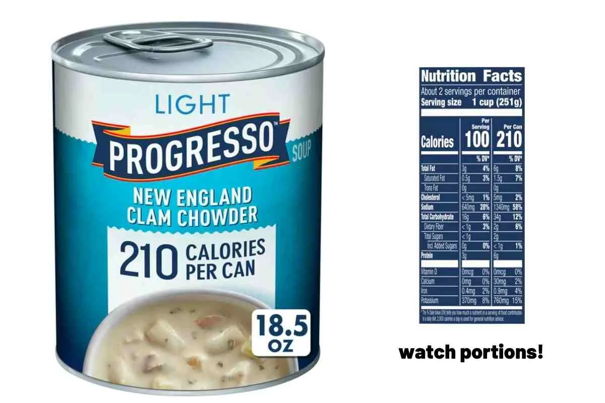 Low Carb Canned Soup - 10 Best Keto Friendly Options 7 new england clam chowder soup