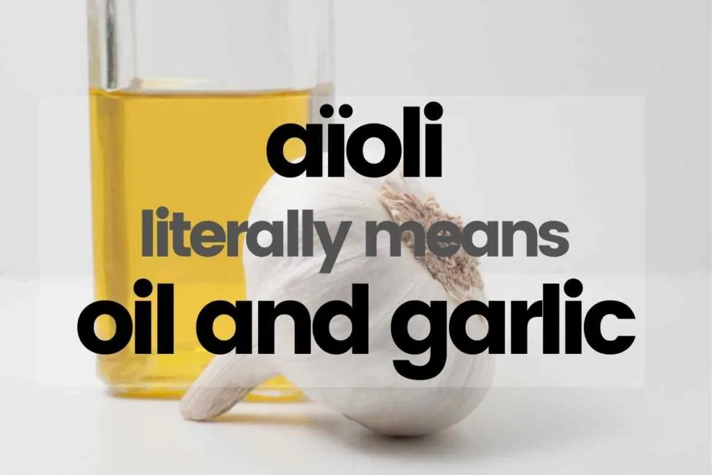 what is aioli