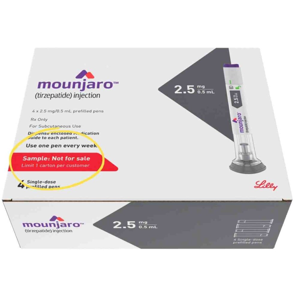 doctor sample mounjaro box