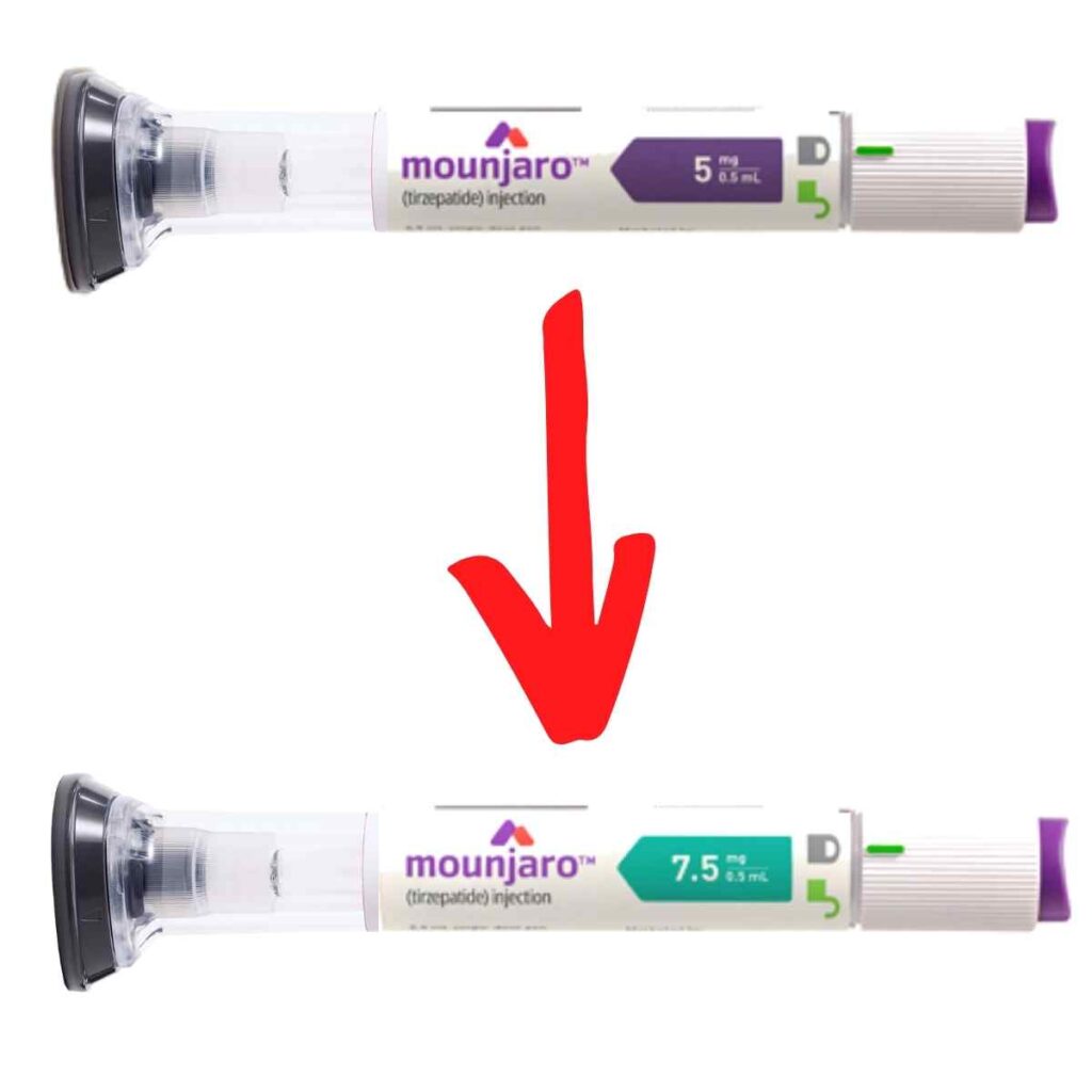 increasing from mounjaro 5mg to 7.5mg