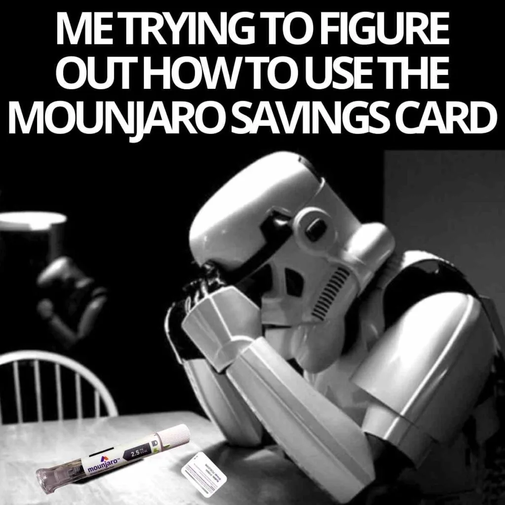 mounjaro savings card meme
