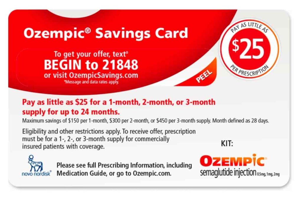 ozempic savings card