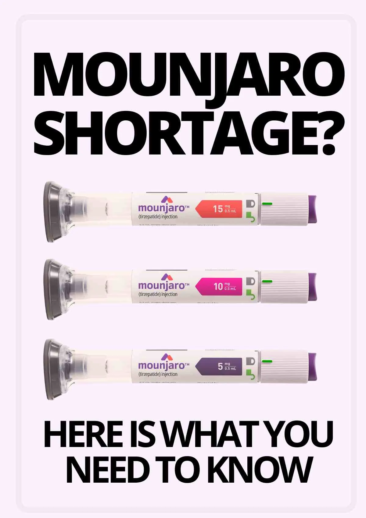 Mounjaro Shortage January 2023: Important Supply Info 1 mounjaro shortage? here is what you need to know