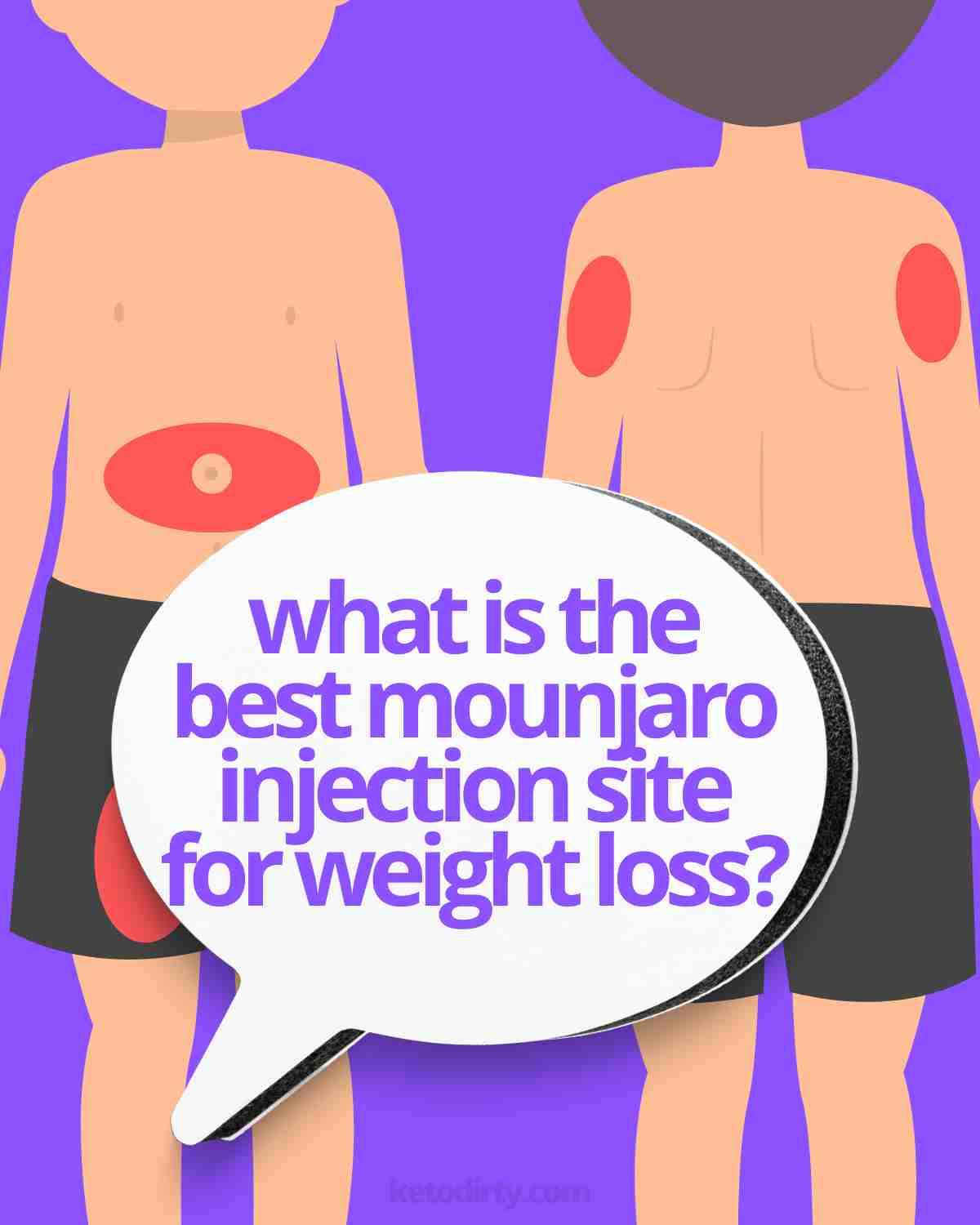 what is the best mounjaro injection site for weight loss?