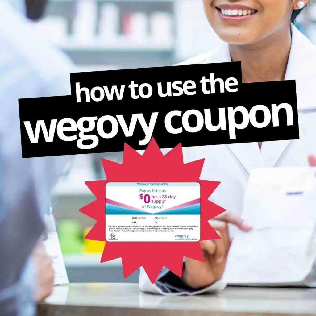 how to use the wegovy coupon