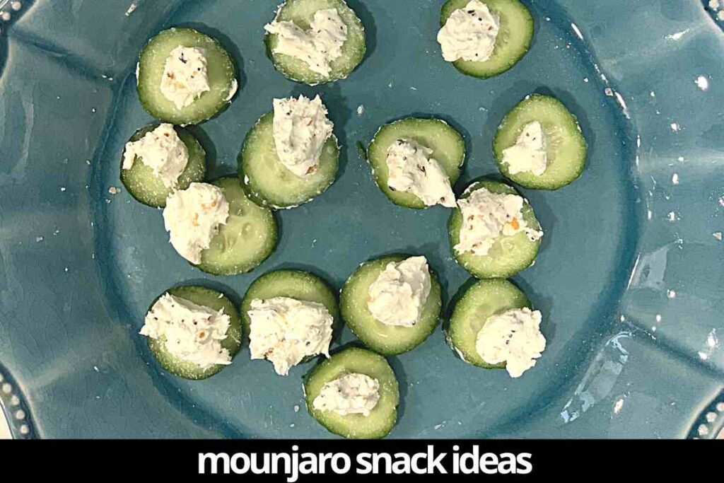 cucumber cream cheese mounjaro snack idea