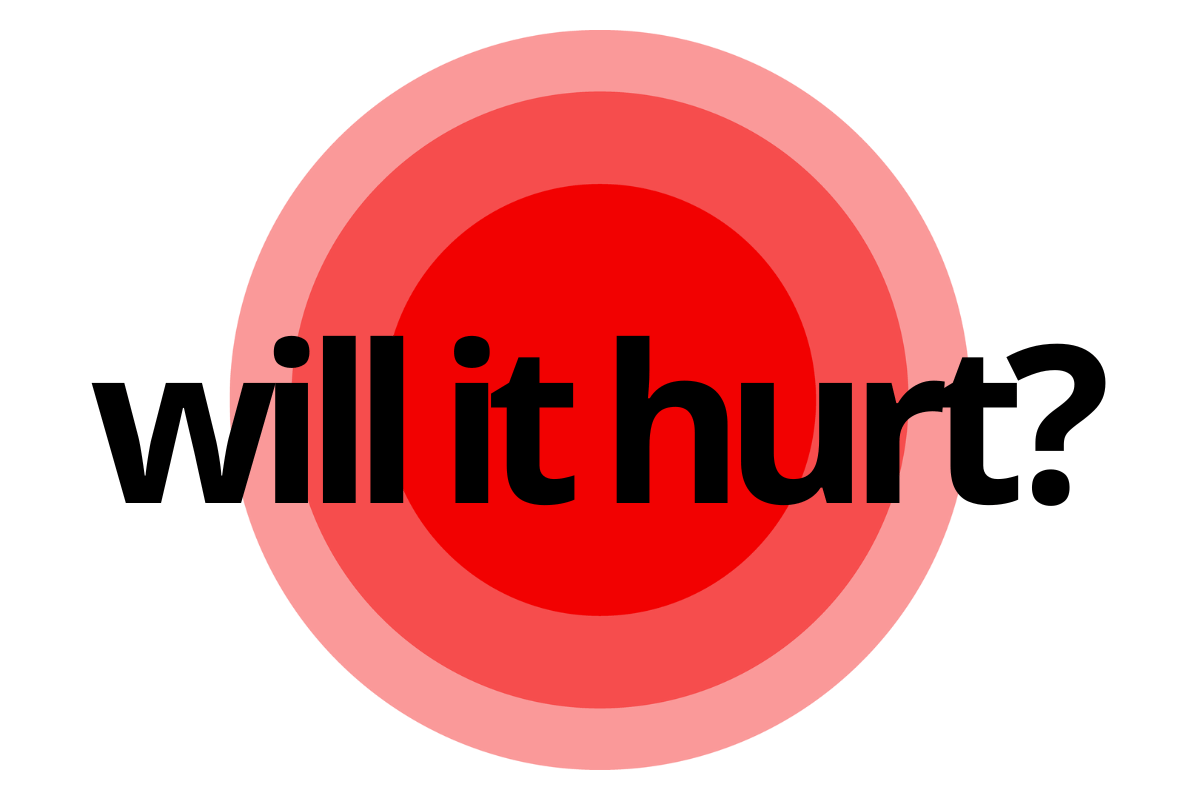 Will Mounjaro injection hurt? Graphic showing pain target to address concerns