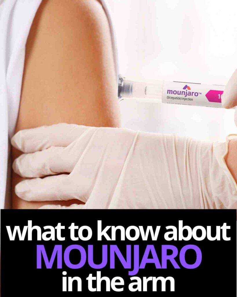 what to know about mounjaro in the arm