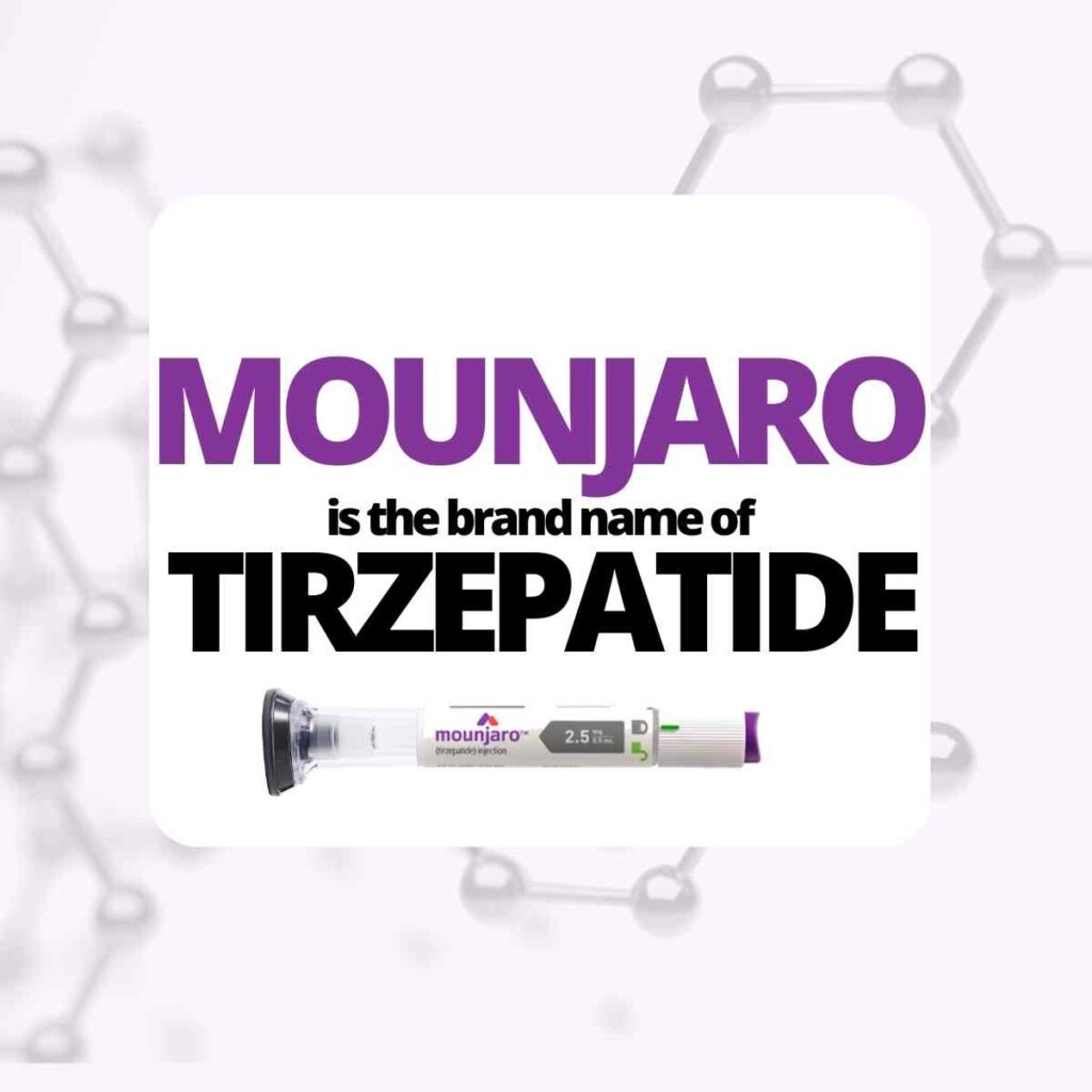 mounjaro is the brand name of tirzepatide