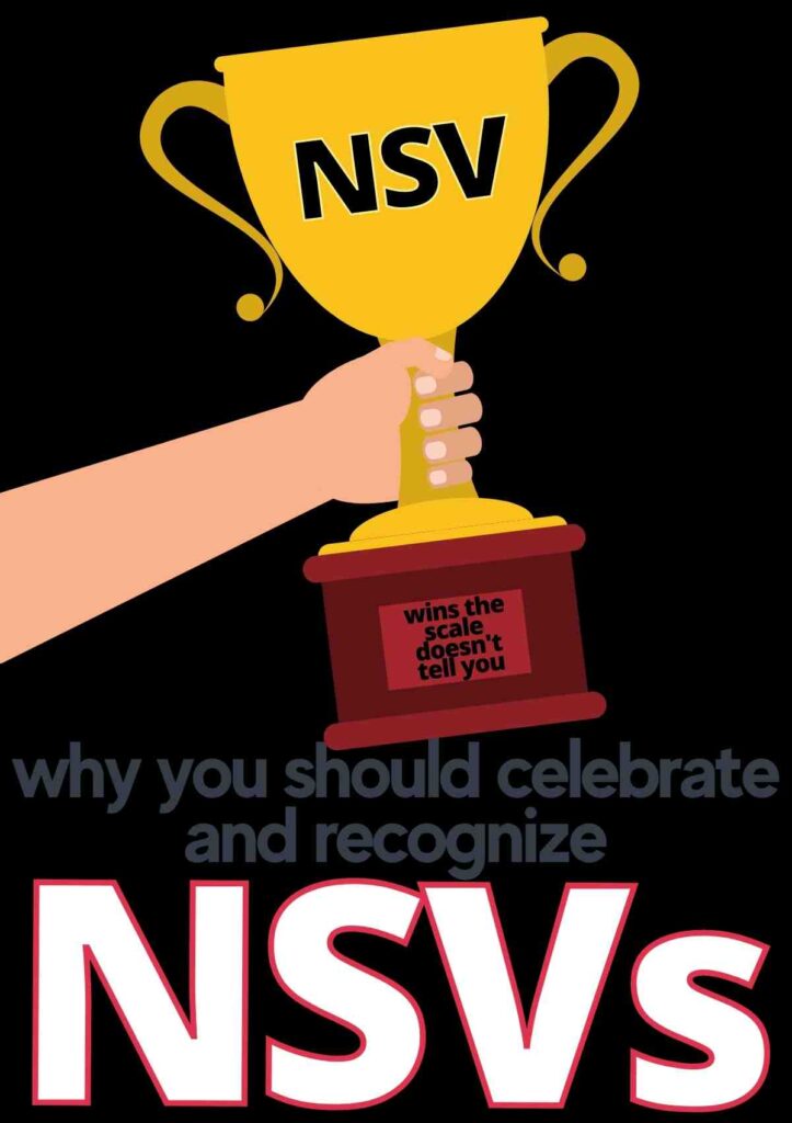 Free Non Scale Victories List PDF with 50 NSVs celebrating nsvs non scale victories