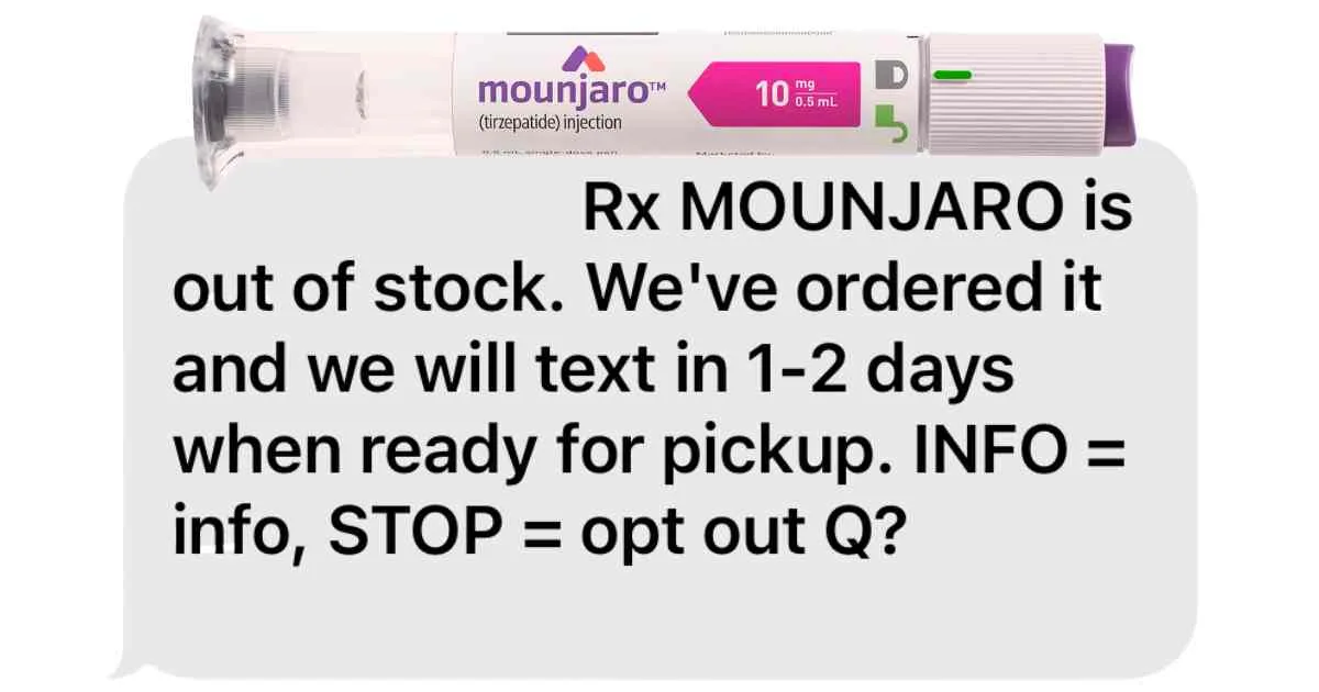 mounjaro availability oos