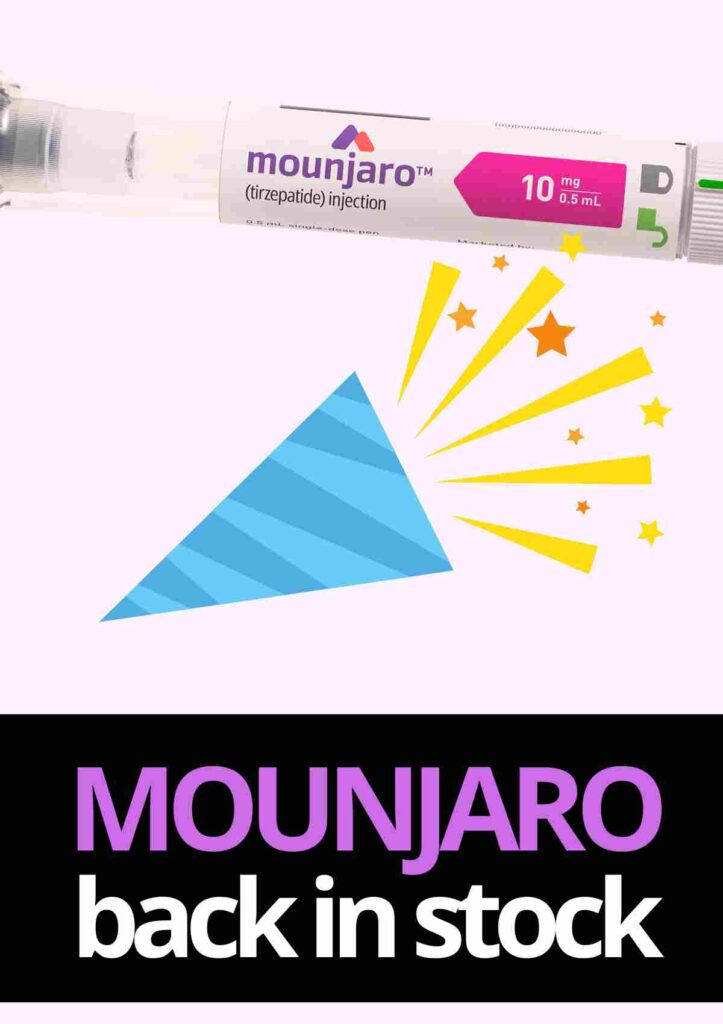 mounjaro back in stock