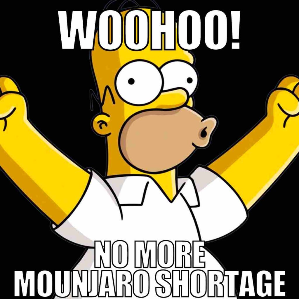 woohoo no more mounjaro shortage