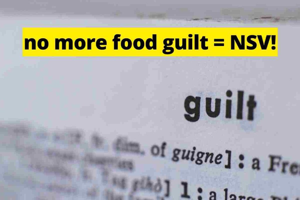 no more food guilt is a non-scale victory
