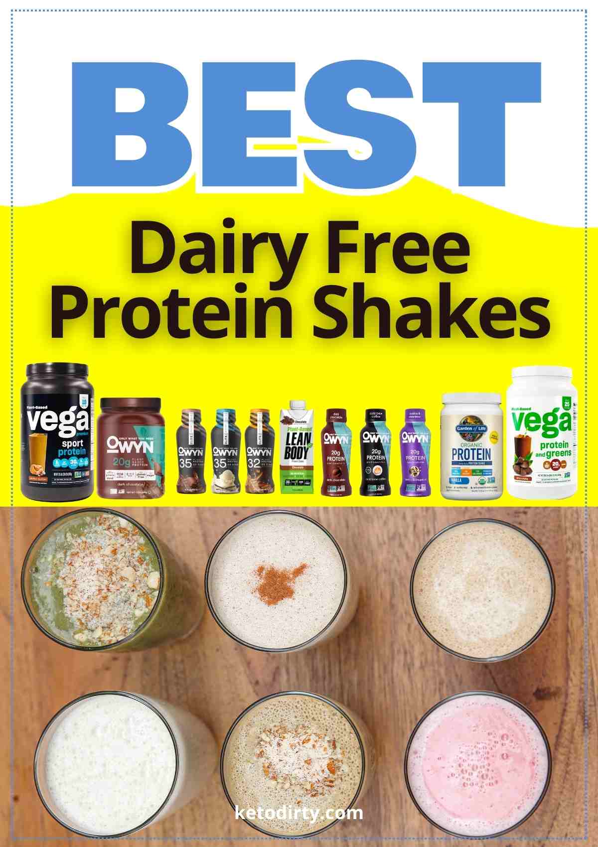 best dairy free protein shakes