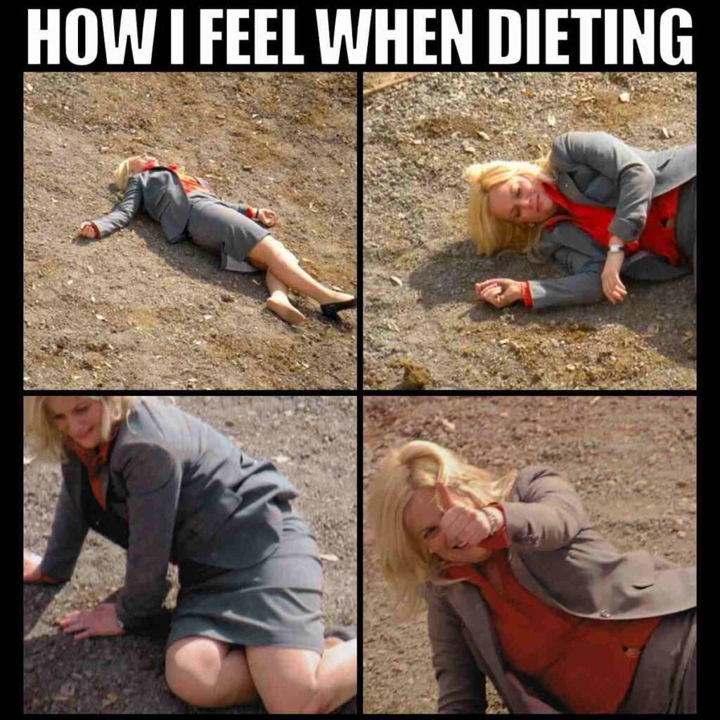 how i feel when dieting
