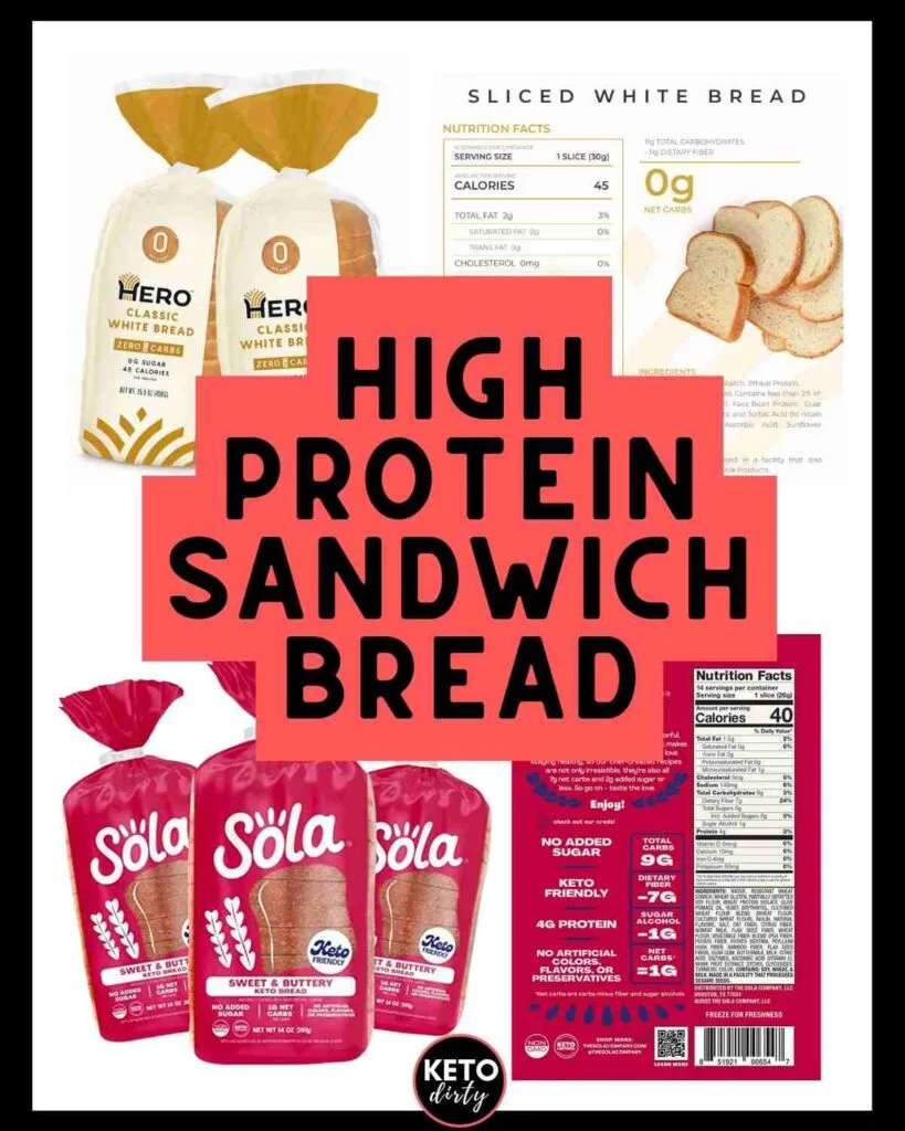 Best High Protein Breads to Buy at the Grocery Store 2023 2 high protein sandwich bread