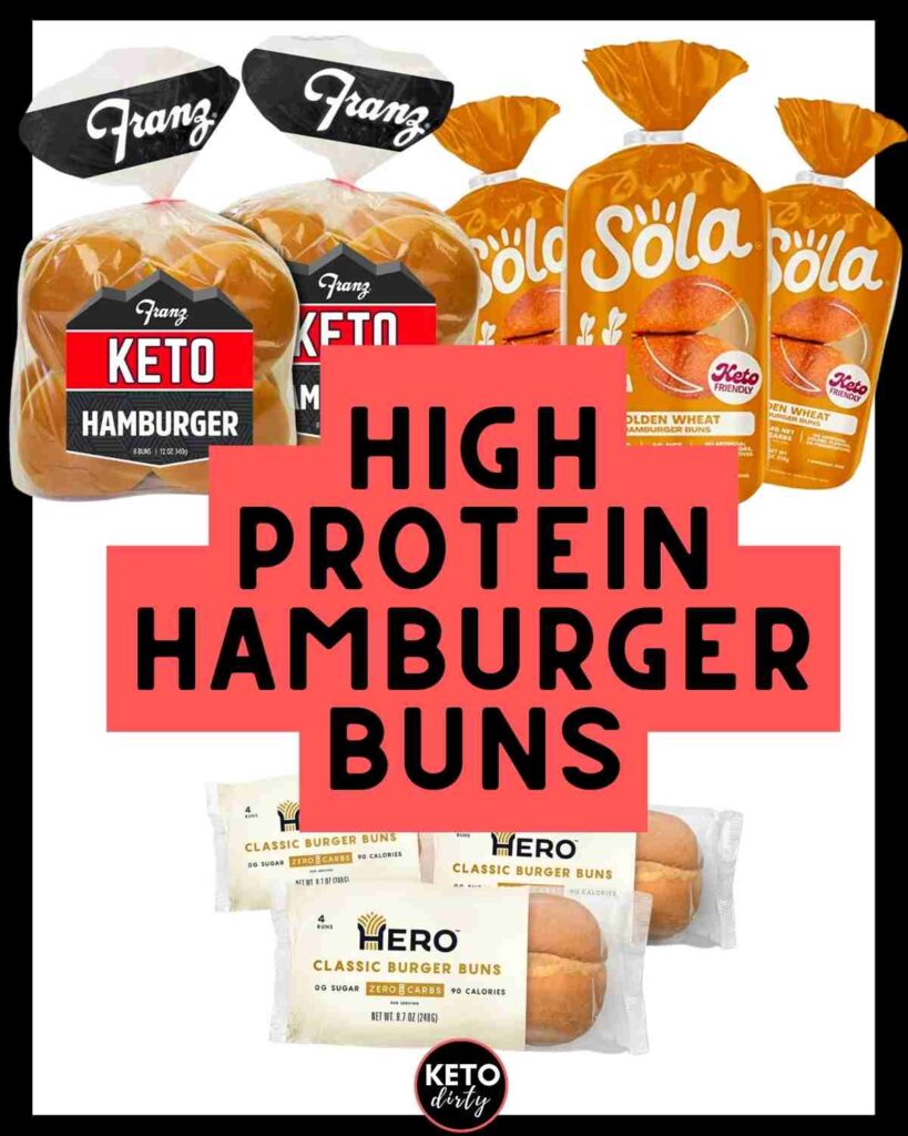 protein hamburger buns