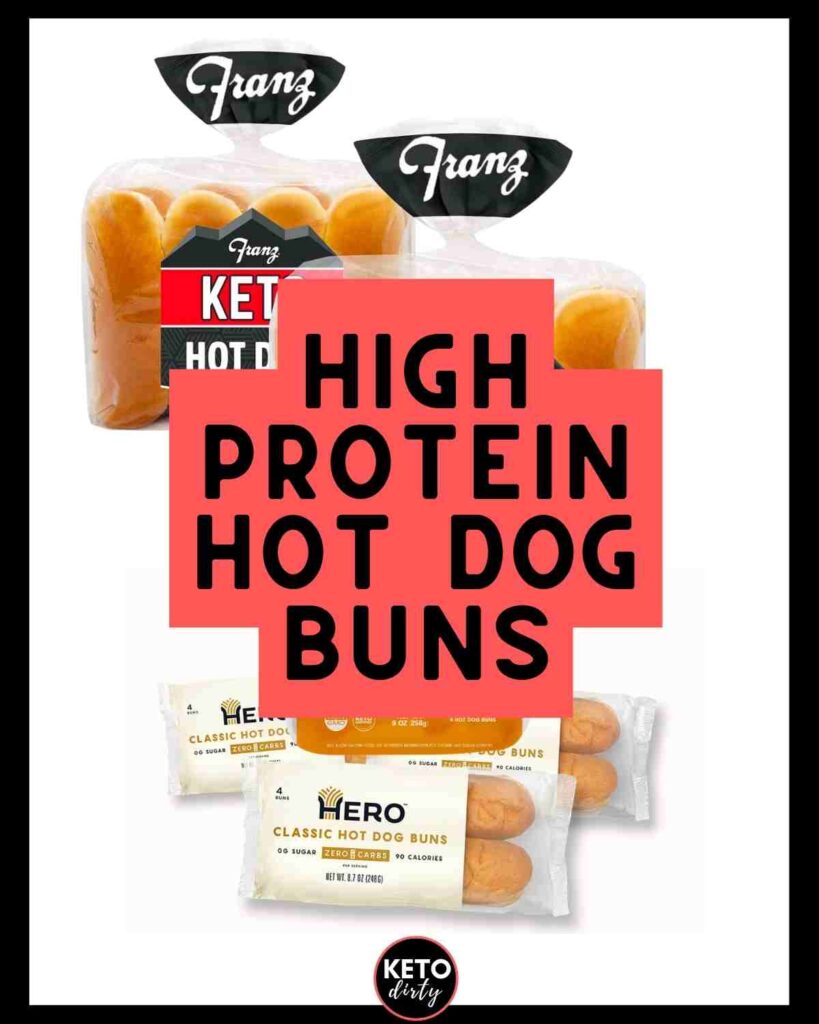 protein hot dog buns