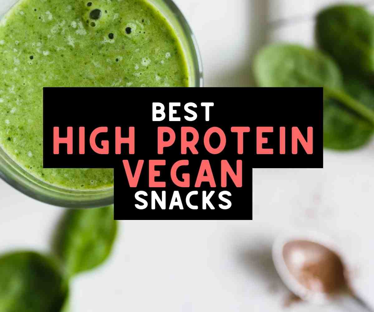 best vegan high protein snacks
