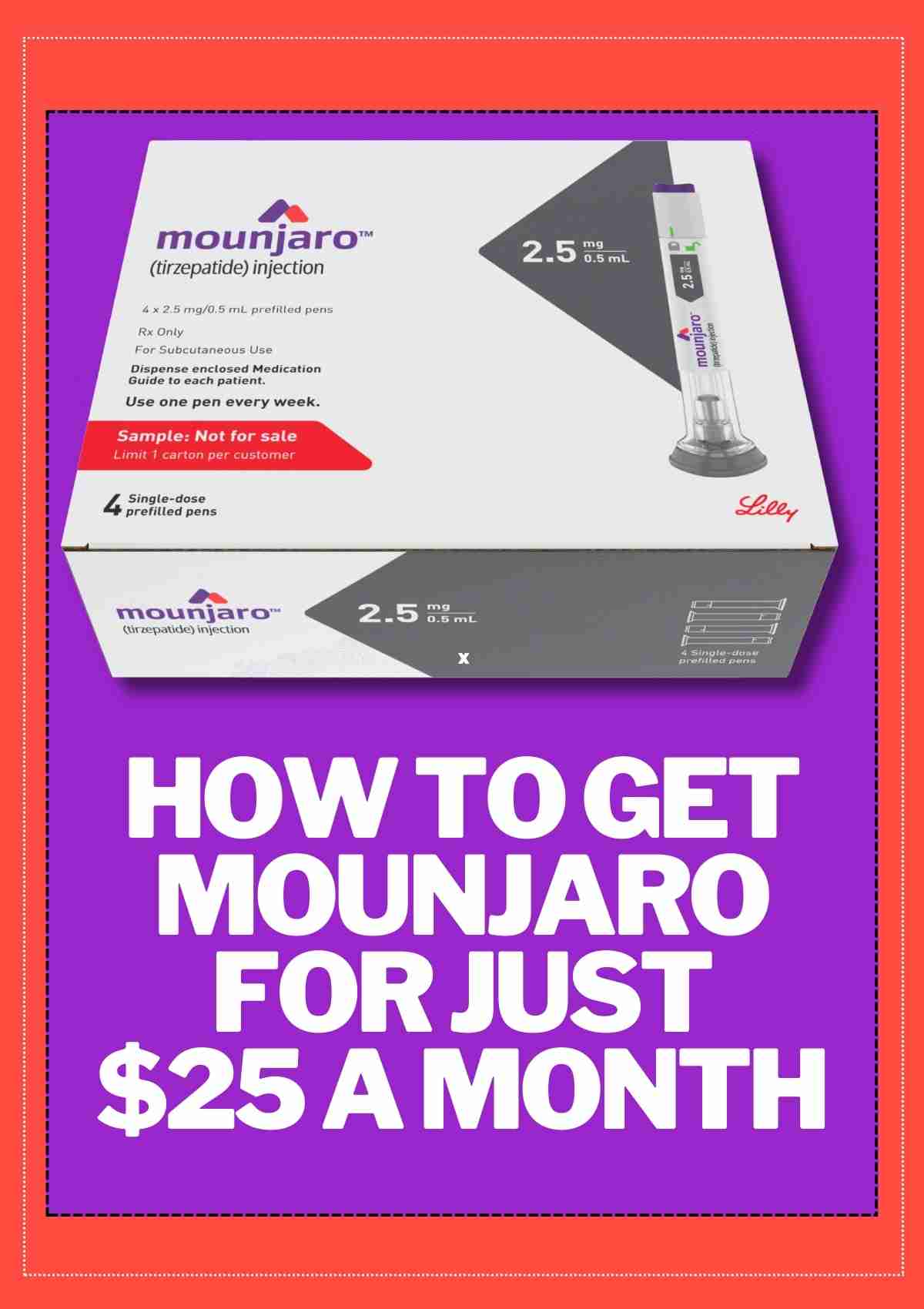 how to get mounjaro for $25 a month