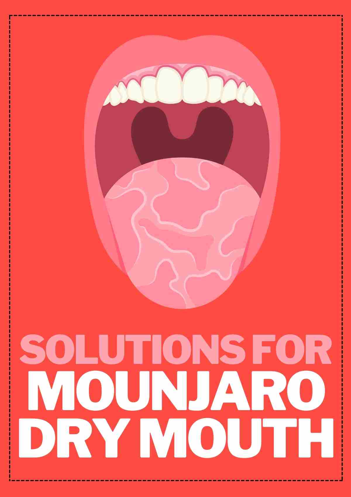 mounjaro dry mouth