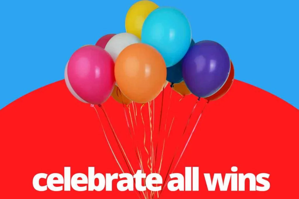 celebrate all wins to help maximize weight loss