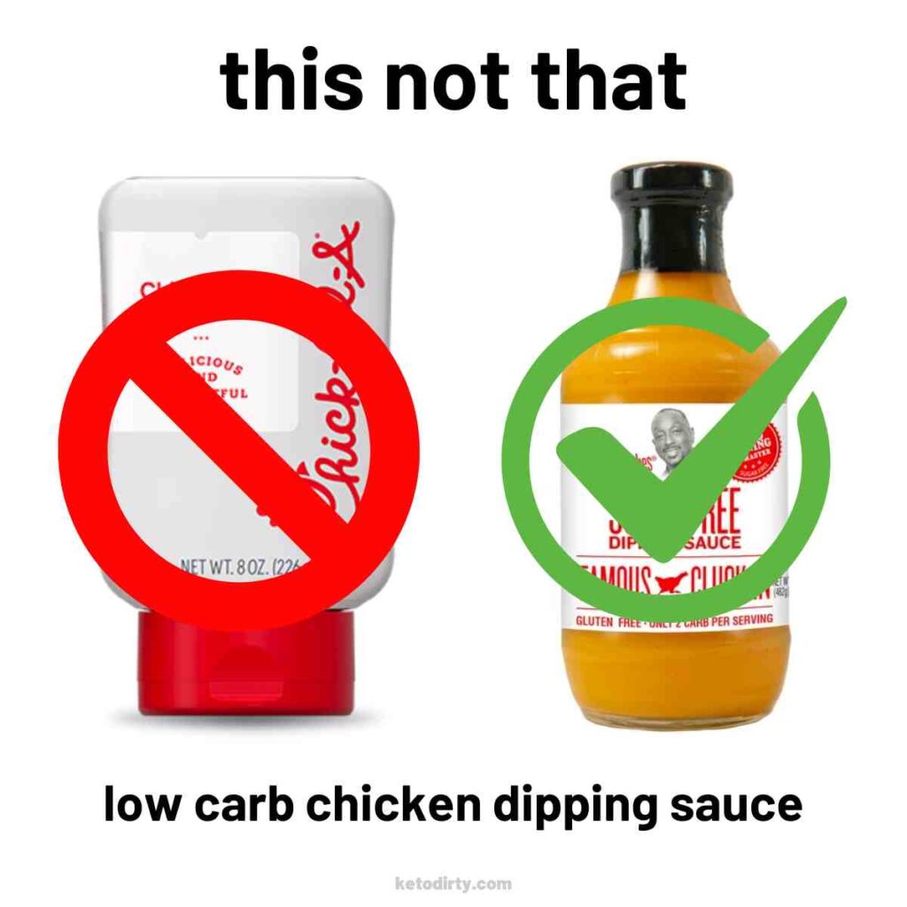 low carb chicken dipping sauces
