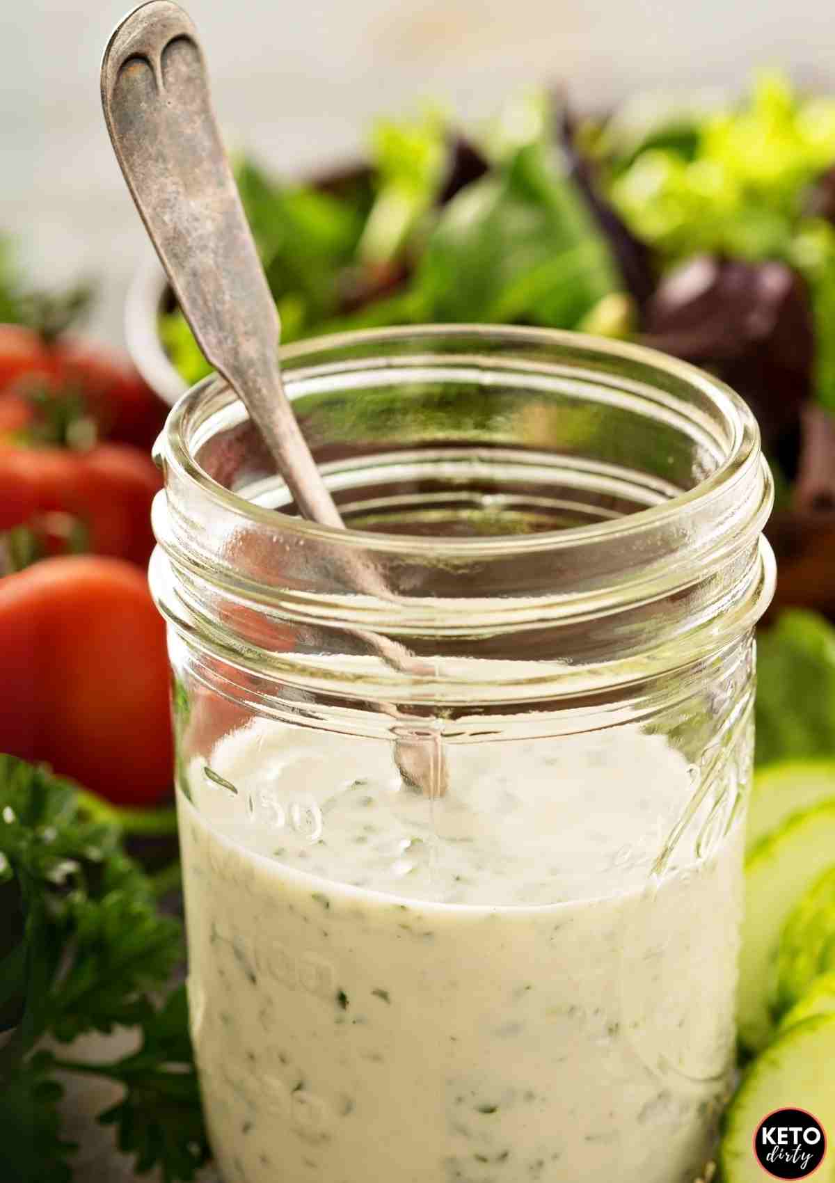 The Ultimate Keto Ranch Dressing: Creamy, Delicious, and Guilt-Free photo of keto ranch dressing