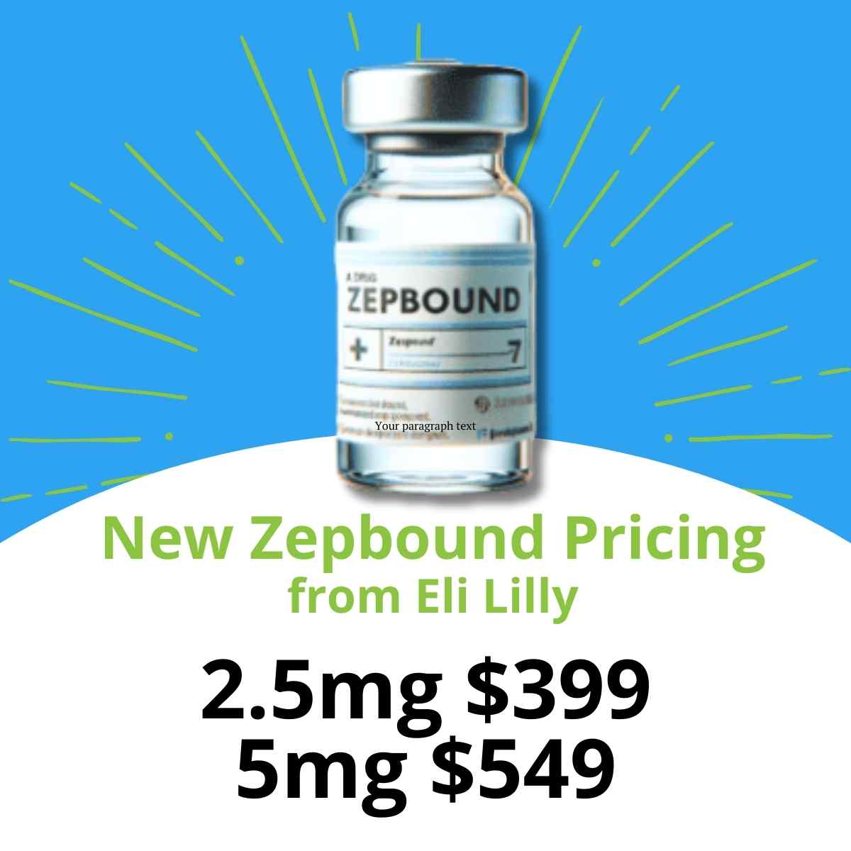 Eli Lilly Slashes Zepbound Prices by up to 50% new zepbound prices 2.5mg $399 5mg $549